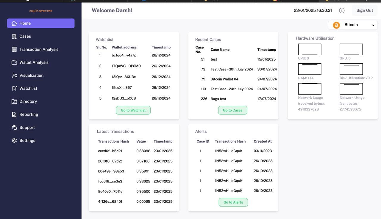 Coinspector — Blockchain Forensics